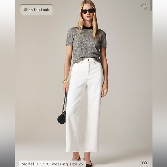 J.Crew Petite slim-wide jean - Picture 1 of 4